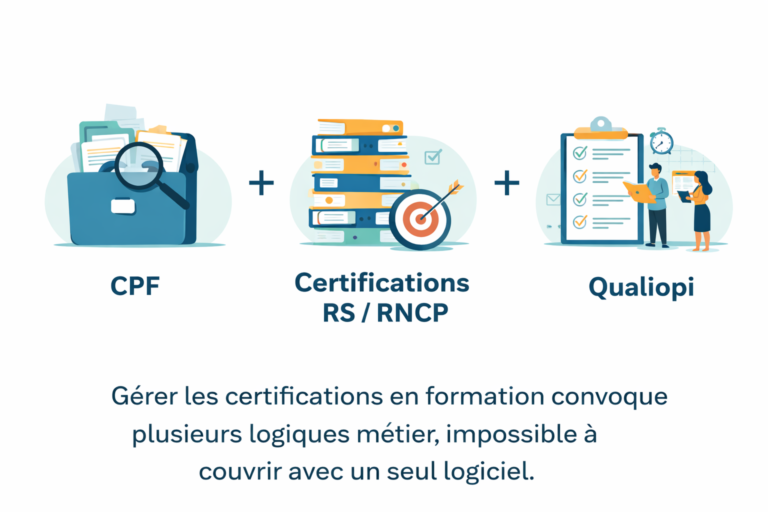 Les logiciels de gestion de certification en formation professionnelle