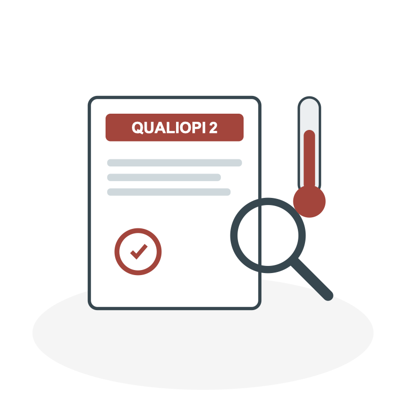Illustration : un certificat qualité marqué V2 sous une loupe et un thermomètre qui monte — le durcissement annoncé…